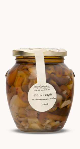 Tris di Funghi sott’olio EVO – 314 ml