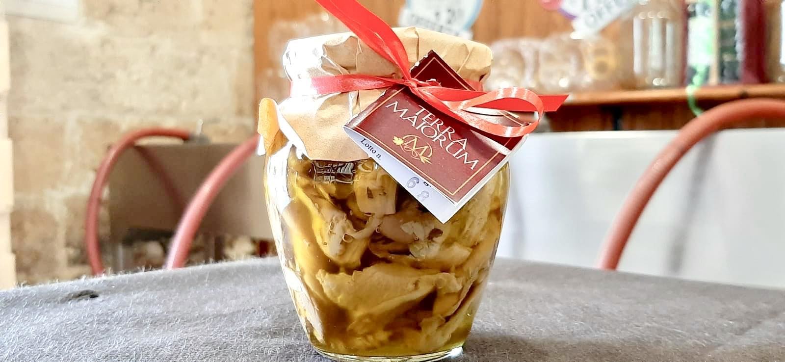 FUNGHI PLEUROTUS SOTT'OLIO DA 270 gr.