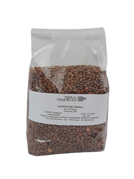 LENTICCHIA ROSSA 500 GR.