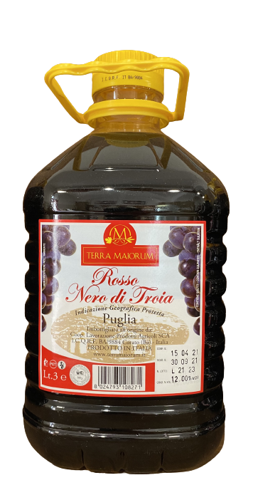 Nero di Troia IGP Puglia 12% vol. PET 3lt.