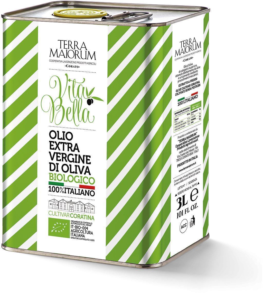 Olio Extra Vergine di Oliva BIO 3lt ANNATA 2022/23