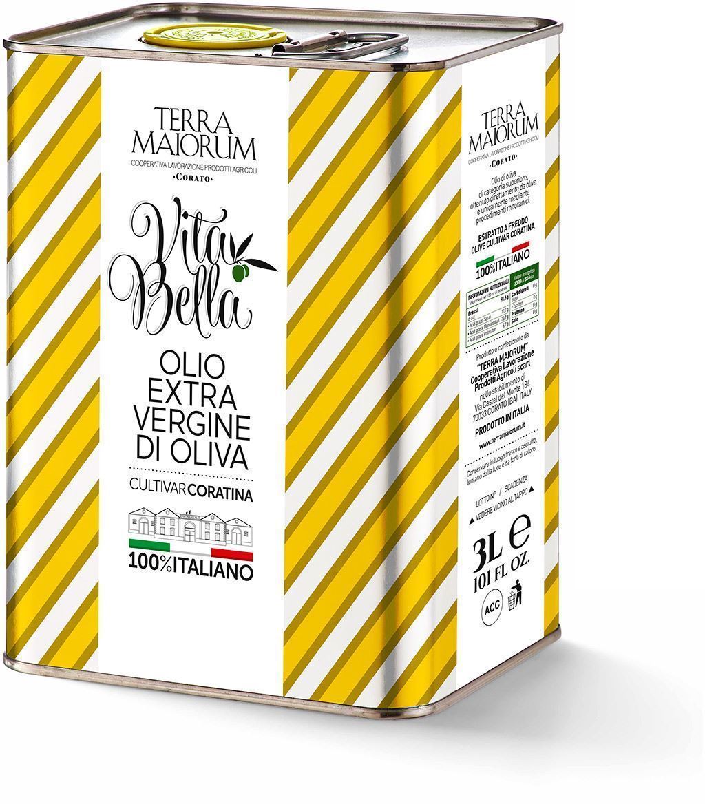 Olio VITA BELLA Lattina da 3Lt  ANNATA  2022/23